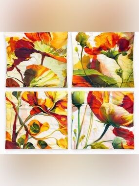 NWOT: set of 4 pillow covers